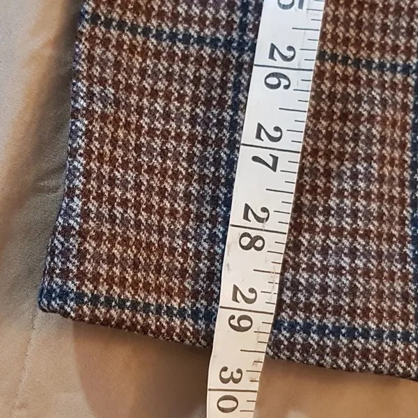 Sanctuary Daily Oxford Blazer Jacket  Medium Single Button Plaid Preppy Workday - Image 14