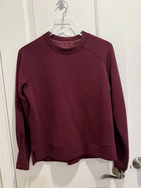 VARLEY‎ Zosia Midlayer Crewneck Sweatshirt in Sassafras size Small - Image 3