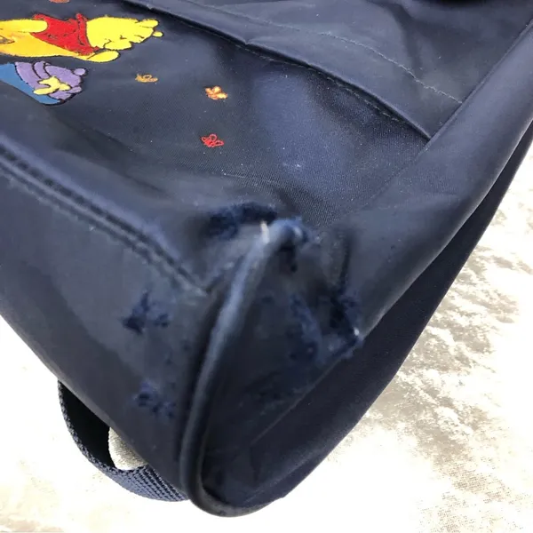 Vintage Pooh Disney Store Mini Navy Backpack - Image 13