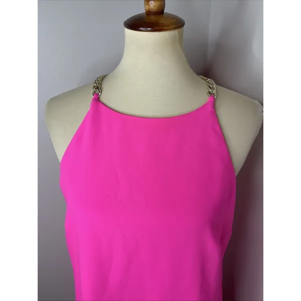 Lilly Pulitzer Adrienne Dress in Raz Berry Hot Pink Sz 8 - Image 7