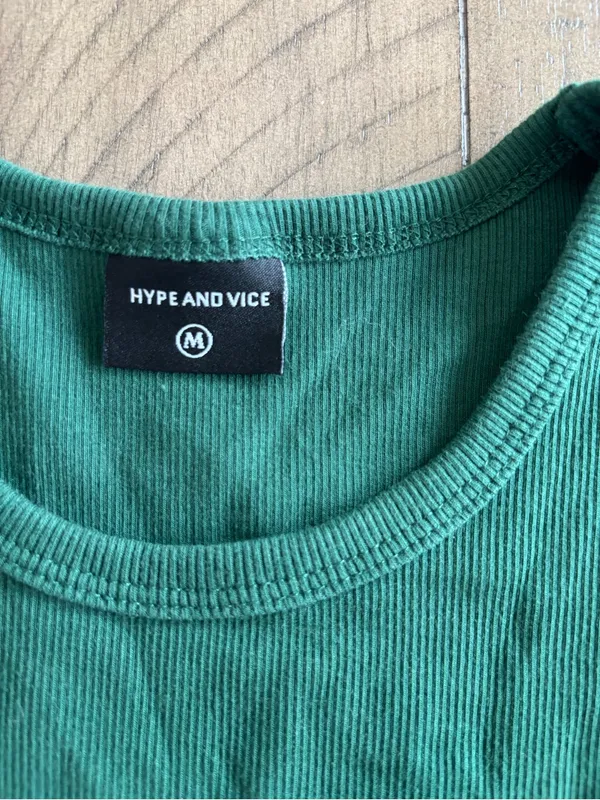 USF Hype & Vice Tank Top Green Size M - Image 2
