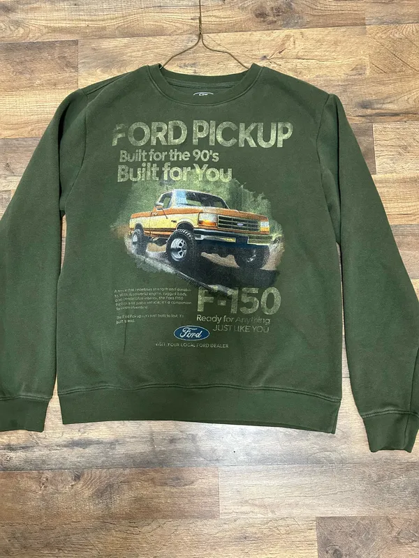 Ford green Olive Hoddie Size M - Image 2