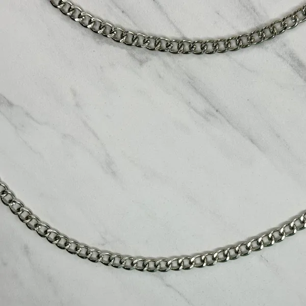 Draped Silver Chain Pants Chain Triple Strand Punk Y2K ✨ - Image 6