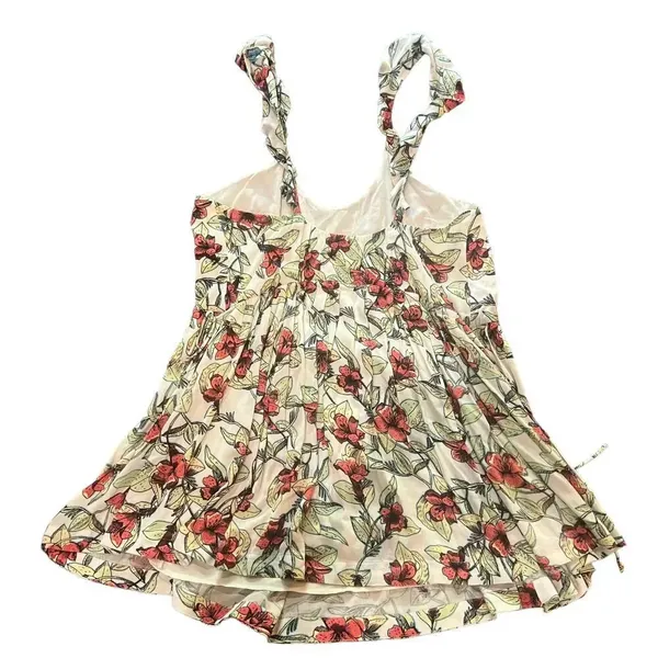 Free People Women's Dear You Floral Lilly Ruffle Strap Mini Dress Size Small‎ - Image 6
