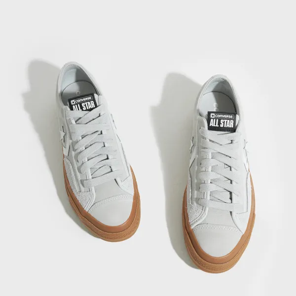 Converse Star Player 76 Sneaker with Gum Sole in Gray - Image 3