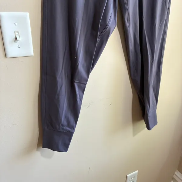 Unbranded High Rise Jogger Size 6 Purple Womens Polyester Blend - Image 3