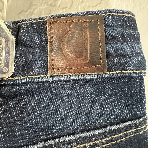 VTG U by‎ Yanuk Flared Bootcut Blue Jeans 28 Dark Wash 90s - Image 10
