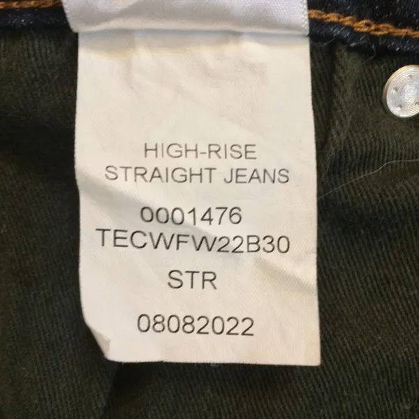 Tecovas high rise straight jeans 30 dark wash - Image 10