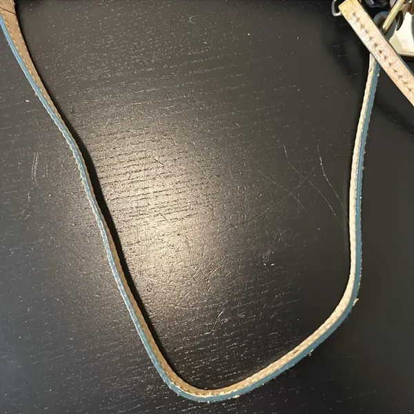 Dooney & Bourke Rainbow Zipper Bag, Heart Charm. Coated Canvas & Leather - Image 9
