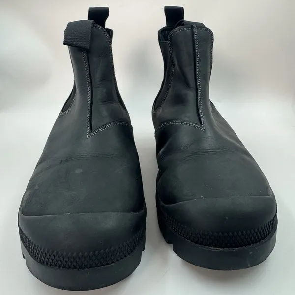 Steve Madden Insulate Waterproof Chelsea Boots Black Leather Men’s Size 8 - Image 3