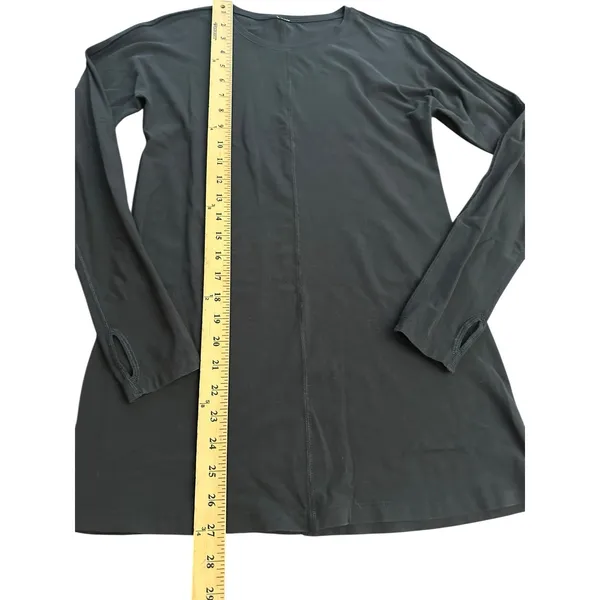 Lululemon Long Sleeve Shirt Women's Size ~2‎ Black Super Soft Athleisure #DD5-5 - Image 3