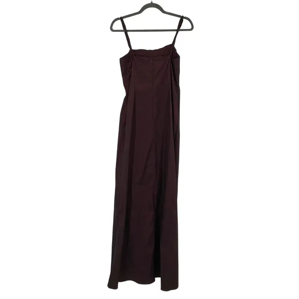 Vintage Adrianna Papell Occasions Burgundy Ruched Gown‎ with Bolero Set Size 8 - Image 4
