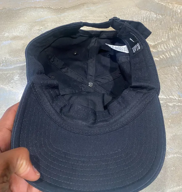 NIKE Unisex Black Cap Hat One Size Comfortable and Adjustable fit / Preowned - Image 8