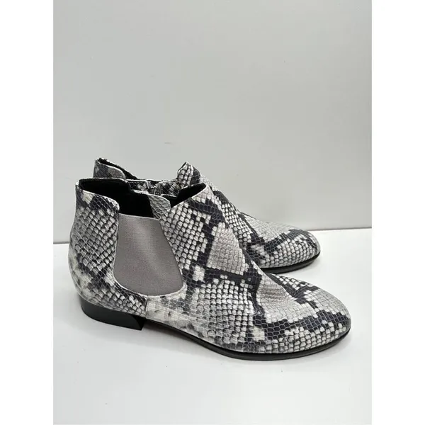 Munro Boots Cate Chelsea Women’s Size‎ 8.5 Snake Print Side Zip Water Resistant - Image 4