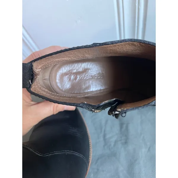 Platform ankle boots madewell Brenner black size 9 - Image 6