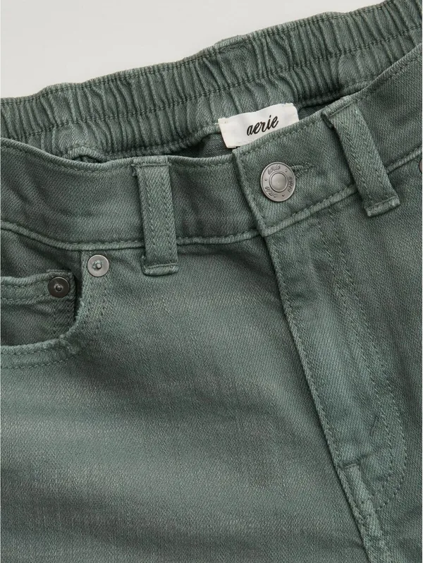 AE Aerie Daydream Denim Short American Eagle NWT Royal Palm XS - Image 4