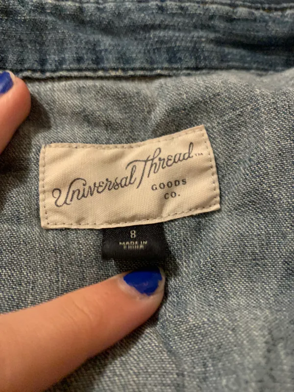 Universal Threads Denim Romper - Image 5