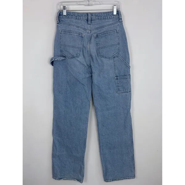 Abercrombie & Fitch The '90s Relaxed Jean High Rise Cargo Curve Love 27/4 Long - Image 7