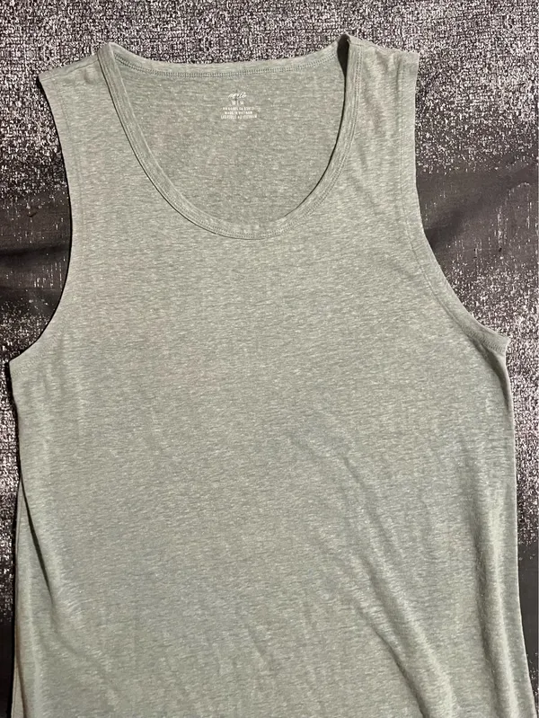 Womens medium Aerie Sage Green Relaxed Fit Sleeveless Midi Dress - Image 4
