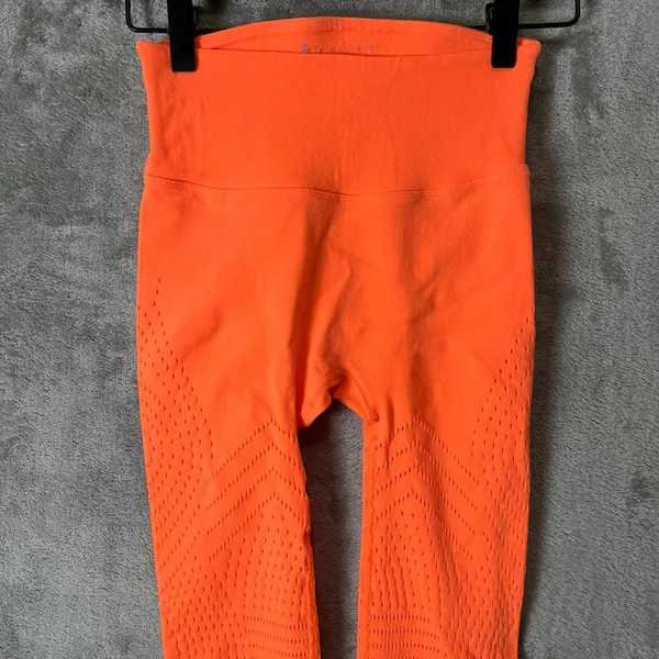 Free People Movement Ecology‎ Leggings Orange Mango Size Small Athleisure - Image 2