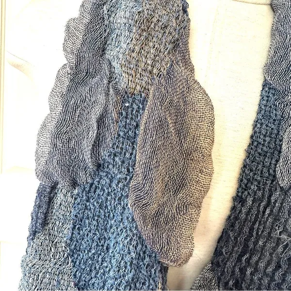 Long blue scarf Blue - Image 9