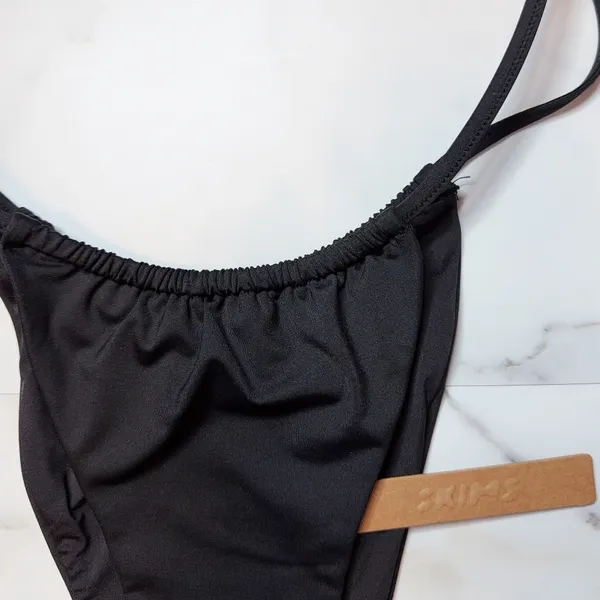 NWT Skims Signature Swim String Bikini Bottom - Image 3
