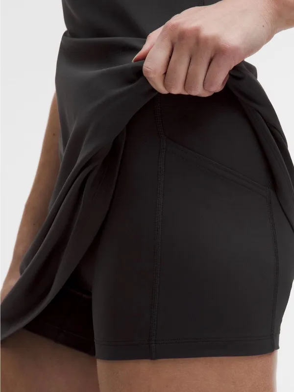 NWT Lululemon align dress black updated sleek liner currently available size 8 - Image 8