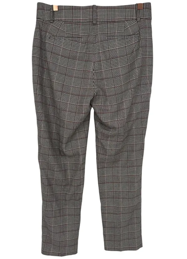 J.Crew‎ 365 Women's Plaid Trouser Pants Size 6 Career Office Preppy Academia - Image 2
