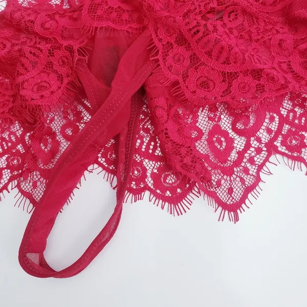 Frederick's Of Hollywood Lace Thong Teddy Lingerie New With Tags - Image 8