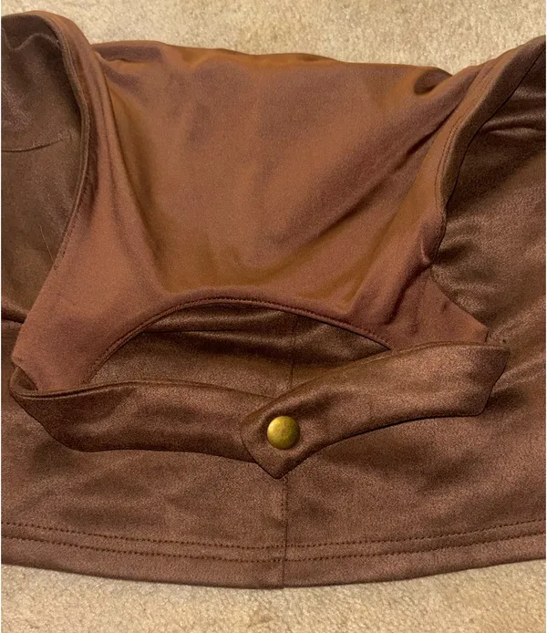 Open Back halter top Brown - Image 2