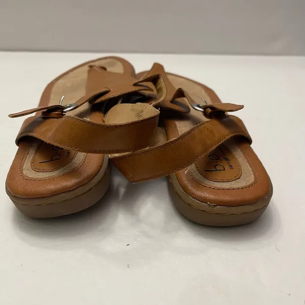 b.o.c. Born Concepts Womens Tan Brown Strappy Thong Slingback Sandals C76337 10M - Image 5