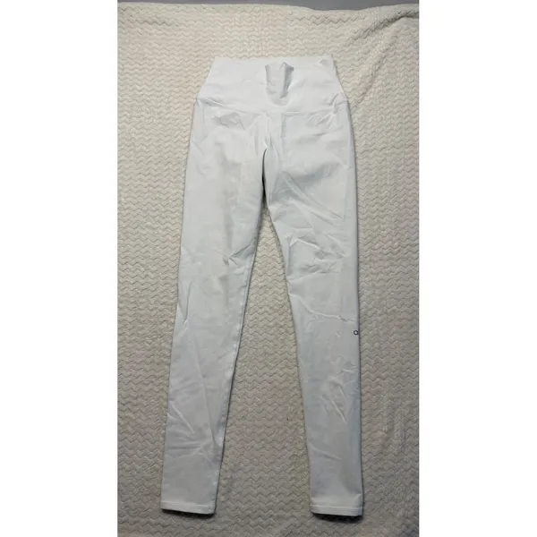 Alo Yoga White High-Waist Airbrush Leggings Size S RN 87370 Yoga Pants - Image 2
