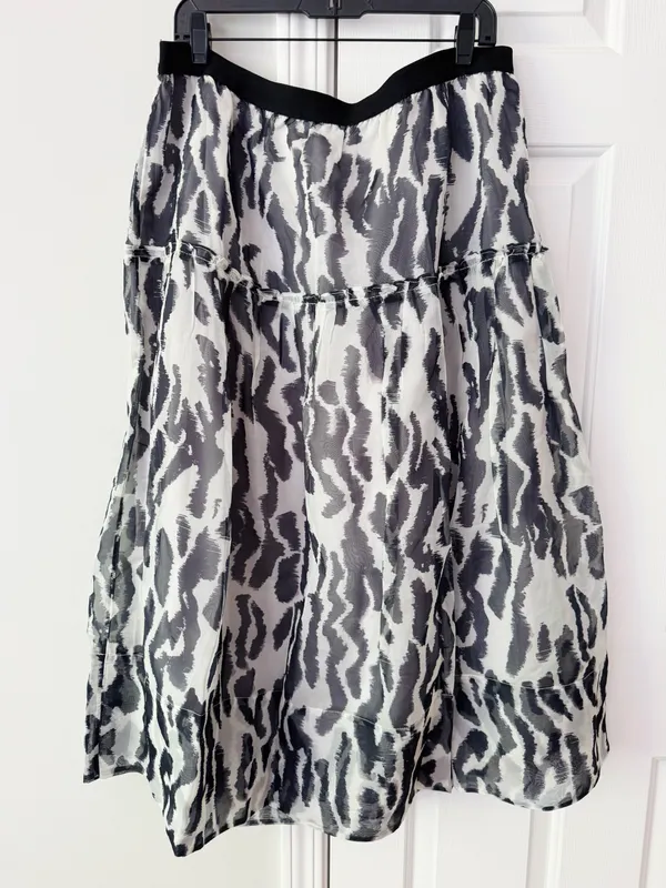 Anthropologie Maeve Full Midi Puffy Skirt, Size XL - Image 6