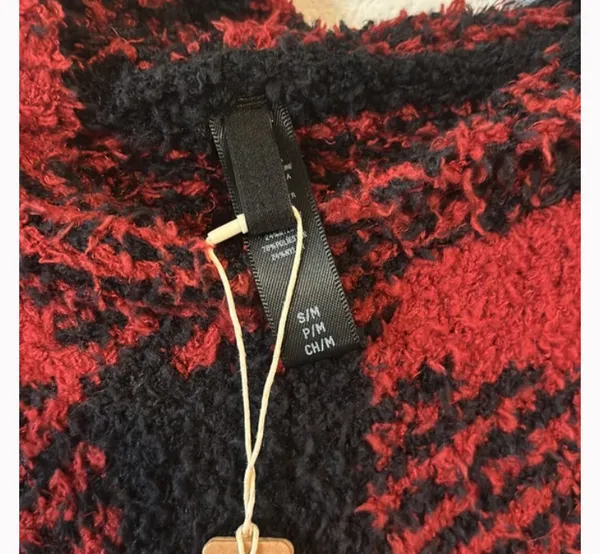 SKIMS Christmas Cozy Knit Hoodie S/M - Image 8