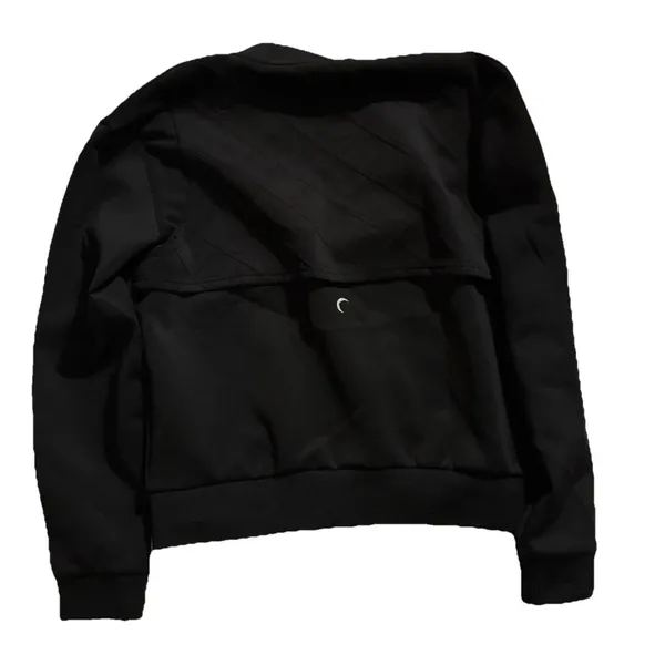 Zyia Active Women’s Black Ventilated Mesh Bomber Jacket Zip-Up Athletic Medium - Image 6