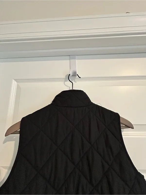 J Crew Black Quilted Vest Size S - Image 9