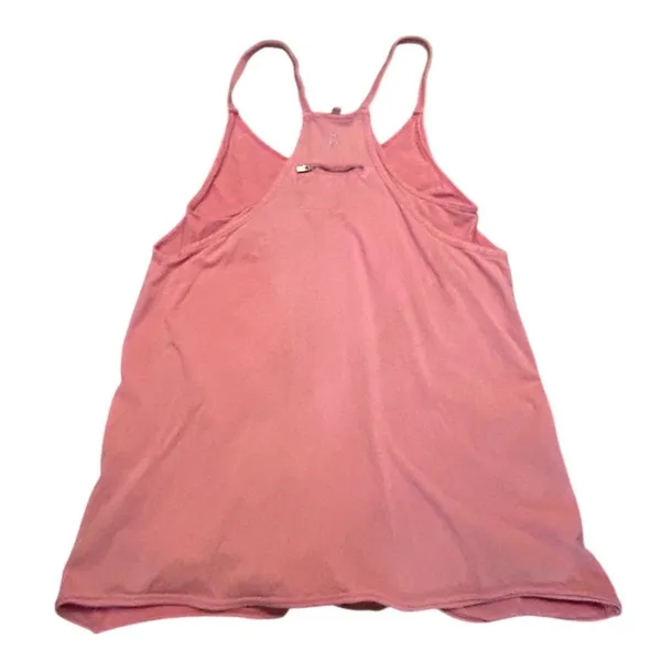 Free People Movement Hot Shot Romper Medium Coral Pink Pockets Gorpcore Yoga - Image 2