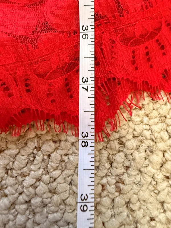 Free People‎ Brick Red Lace Dress NWT Boho Fit Flare festival - Image 8