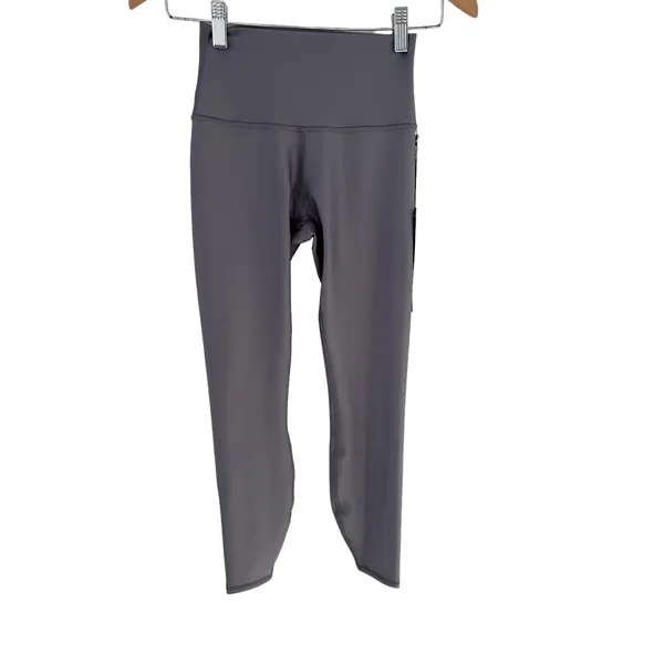 Alo YOGA HIGH-WAIST AIRLIFT LEGGING 7/8 LENGHT FOG SIZE XXS NWT - Image 4