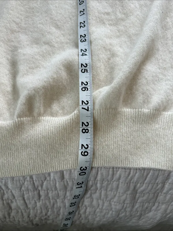 Vineyard Vines Kentucky Derby Cream navy 100% Cashmere crew neck sweater XL - Image 12