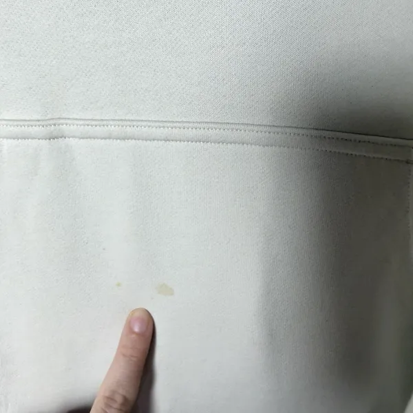 Lululemon All Yours Hoodie French Terry White Opal Embroidered Logo size 14 - Image 9