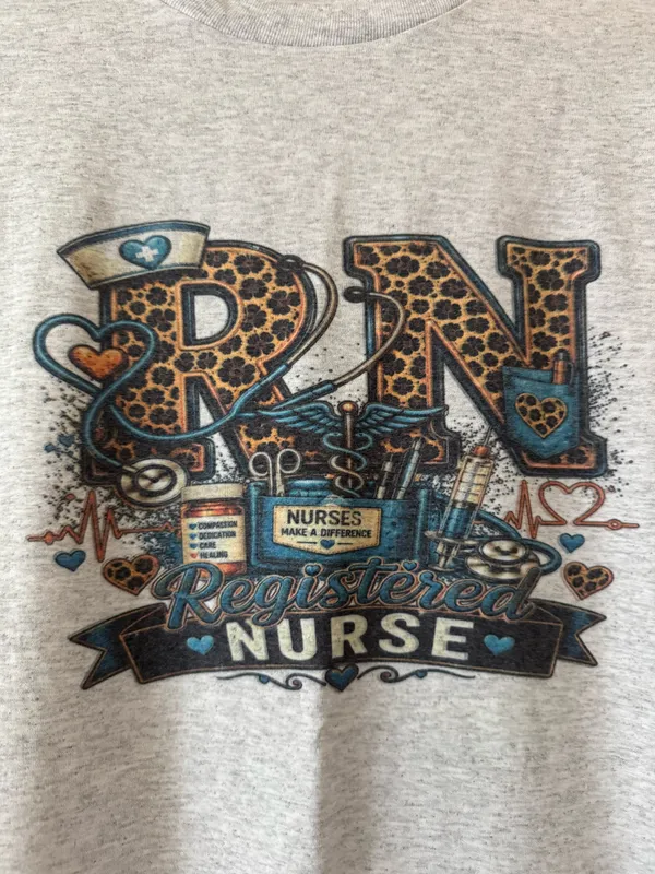 Gildan NWOT "RN" Tee XL - Image 2