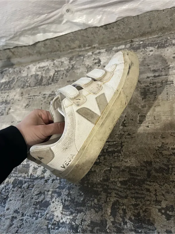 Veja White Sneakers Size 6 US - Image 3