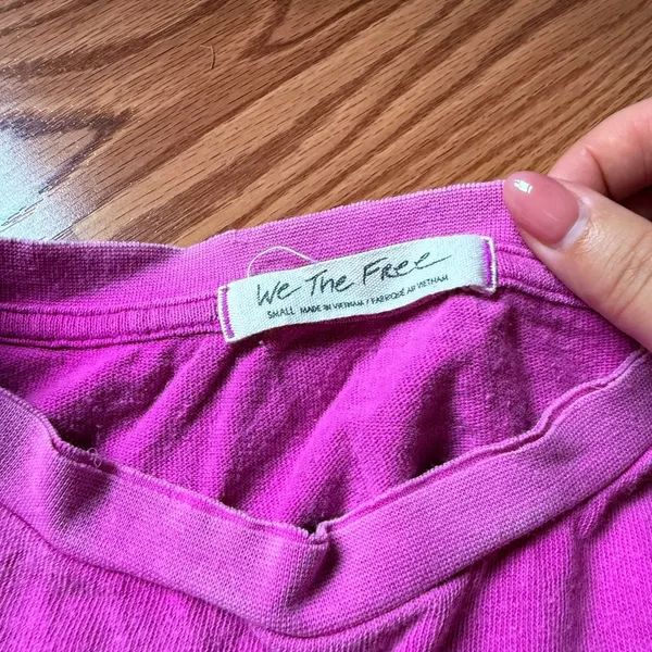 Free People distressed boxy tee - Image 3