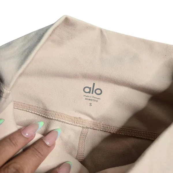 Alo Yoga High Waist‎ Pink Dash Leggings Size: S - Image 3