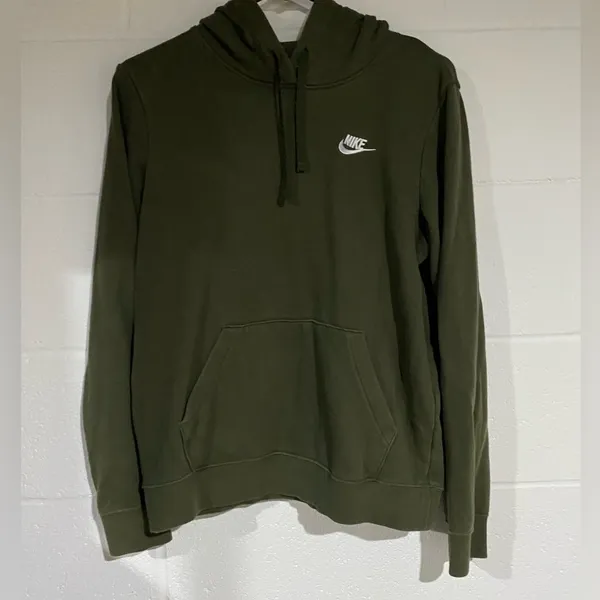 Nike green hoodie small - Image 2