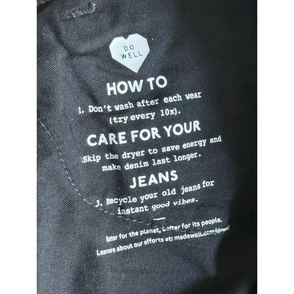 Madewell Superwide Leg Jeans‎ Womens Size 29 Gray Faded Wash Denim - Image 9