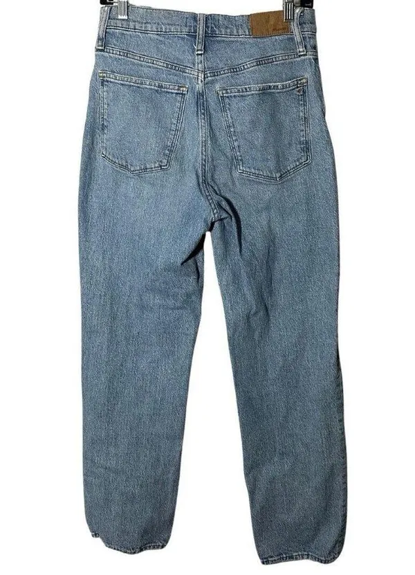 Madewell Womens The Perfect Vintage Straight Jean in Hoye Wash Size 28 MSRP $128 - Image 12