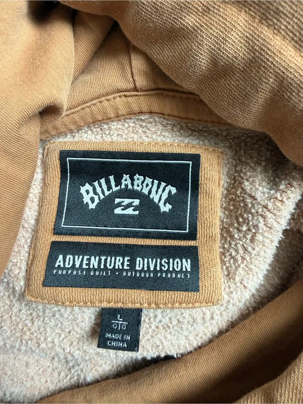 Billabong Rust Brown Women's Pullover Hoodie - Image 3