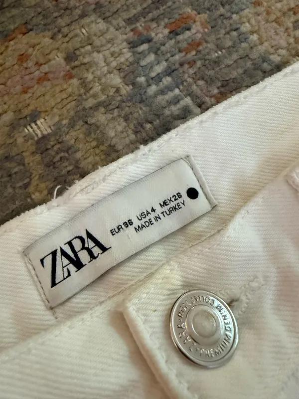 White ZARA Jeans - Image 3